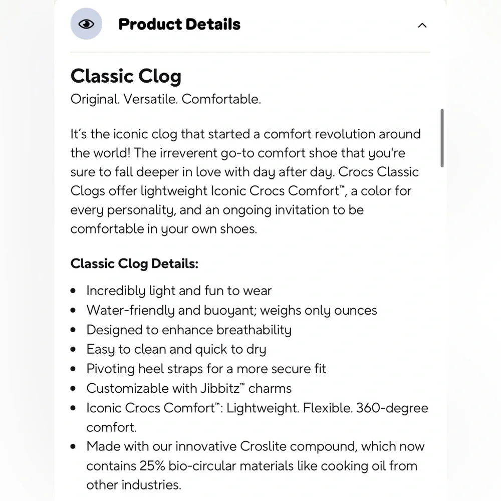 CROCS - W9/M7 - Picture 13 of 13